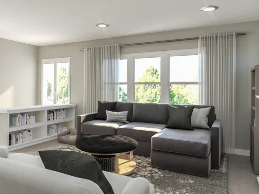 Living Room · Farmhouse designed by Erin