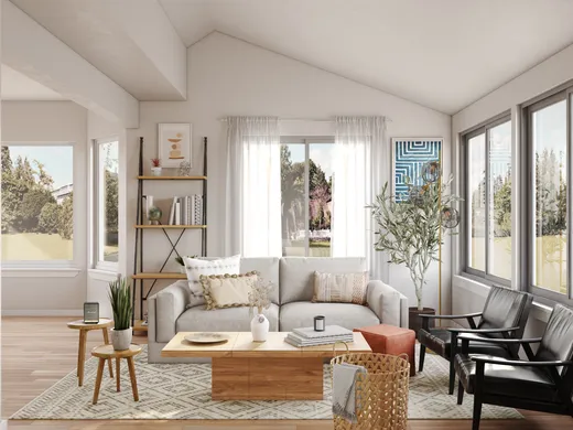 Living Room · Eclectic designed by Corey