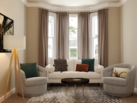 Living Room · Contemporary designed by Fendy