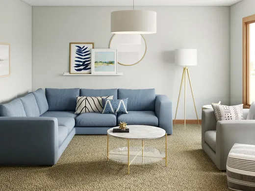 Living Room · Transitional designed by Randi