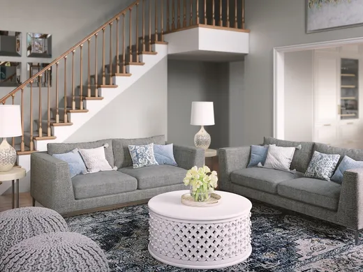 Living Room · Coastal designed by Liliana