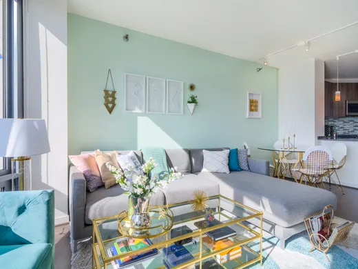 Living Room · Transitional designed by Megan