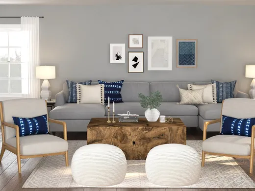 Living Room · Contemporary designed by Hannah