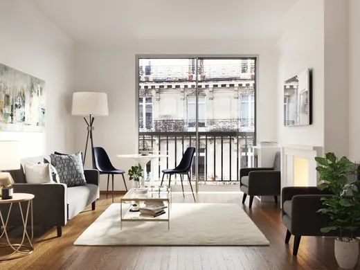 Living Room · Midcentury Modern designed by Tabithalynn