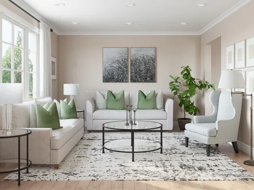 Living Room · Transitional designed by Paige
