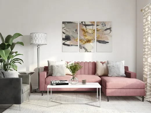 Living Room · Contemporary designed by Danielle