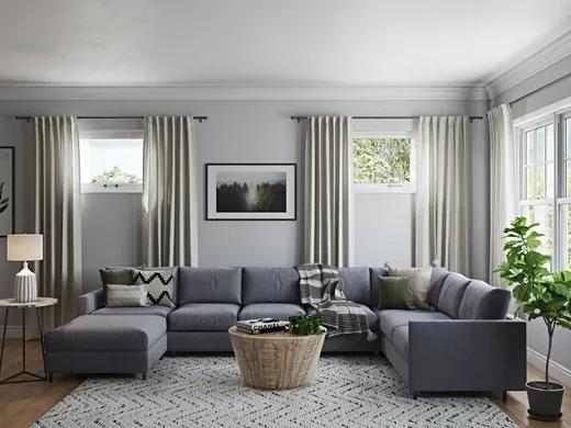 Living Room · Contemporary designed by Nancy