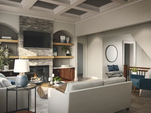 Living Room · Contemporary designed by Lauren