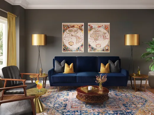Living Room · Industrial designed by Justin