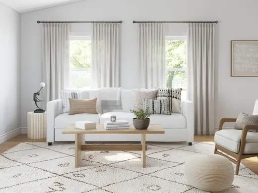 Living Room · Eclectic designed by Sarah