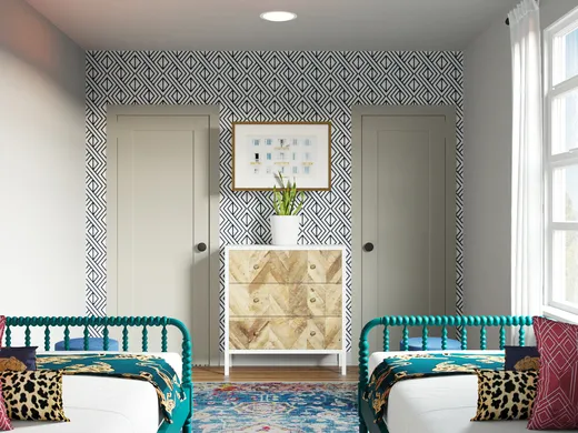 Bedroom · Eclectic designed by Catrina