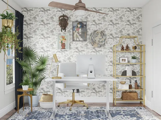 Office · Eclectic designed by Catrina