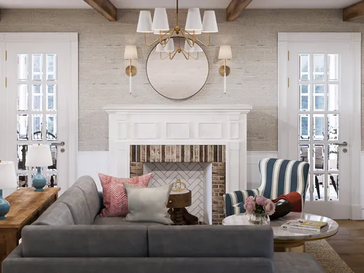 Living Room · Contemporary designed by Cristina