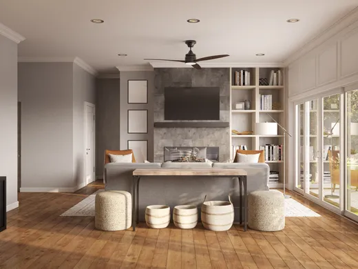 Living Room · Eclectic designed by Brianna