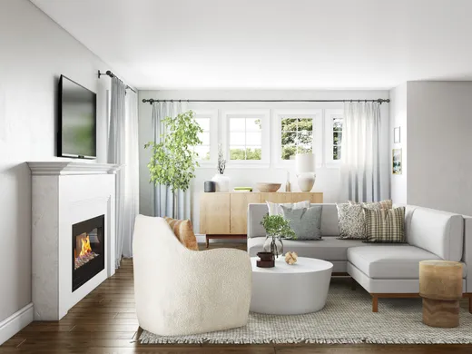 Living Room · Contemporary designed by Sarah