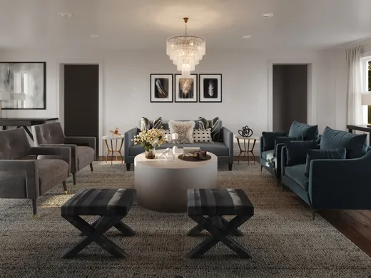 Living Room · Contemporary designed by Melisa