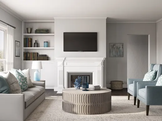 Living Room · Contemporary designed by Danielle