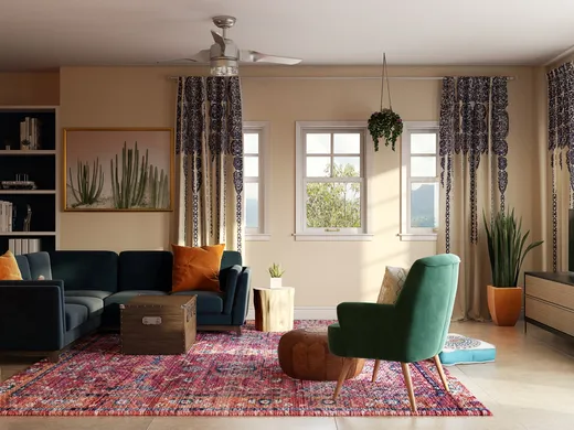 Living Room · Bohemian designed by Michelle
