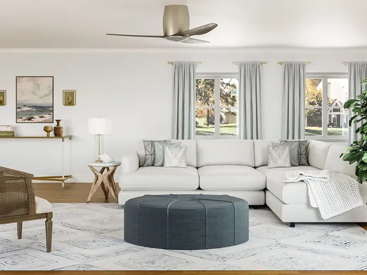 Living Room · Coastal designed by Brea