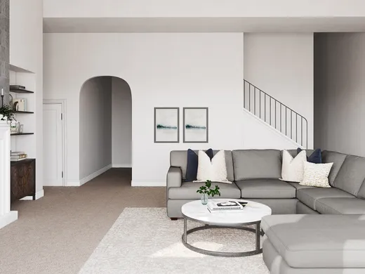 Living Room · Transitional designed by Rachel