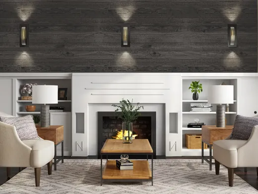 Living Room · Rustic designed by Mariel