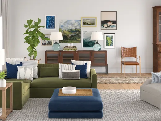 Living Room · Eclectic designed by Natalie