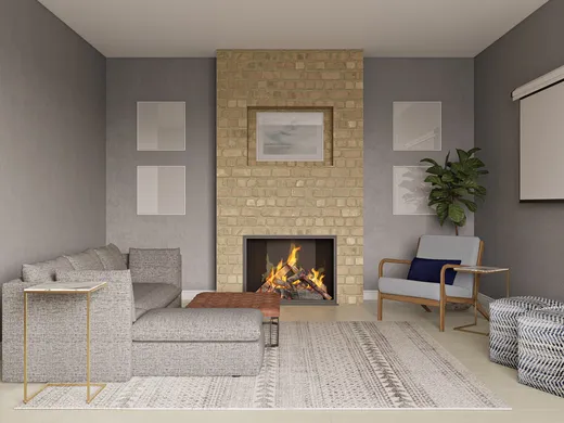 Living Room · Contemporary designed by Amy