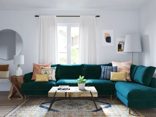 Living Room · Eclectic designed by Maria