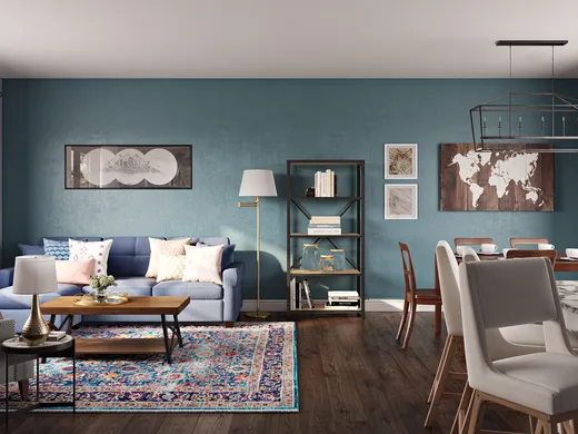 Living Room · Contemporary designed by Eva