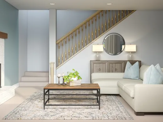 Living Room · Rustic designed by Shirley