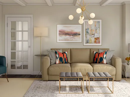 Living Room · Glam designed by Brooke