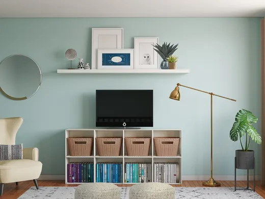 Living Room · Transitional designed by Candace