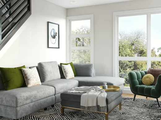Living Room · Contemporary designed by Emma