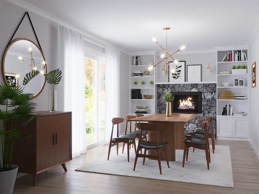 Dining Room · Contemporary designed by Bianca