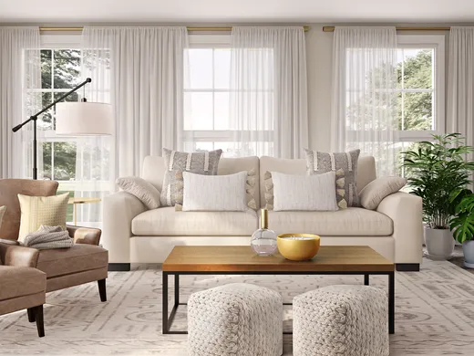 Living Room · Bohemian designed by Amy