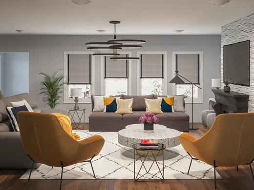 Living Room · Modern designed by Moumita