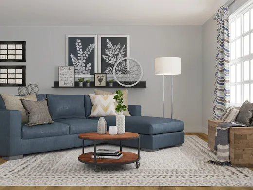 Living Room · Contemporary designed by Robyn