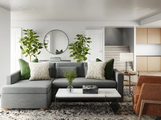 Living Room · Contemporary designed by Isaac