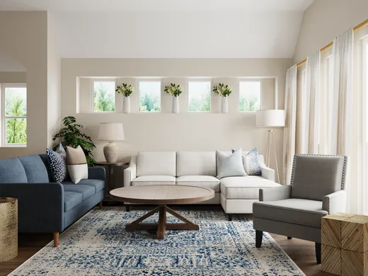 Living Room · Farmhouse designed by Katie