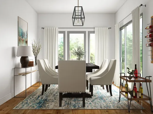 Dining Room · Contemporary designed by Erin