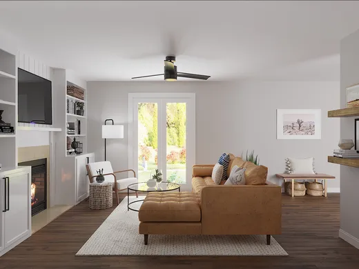 Living Room · Contemporary designed by Jodi