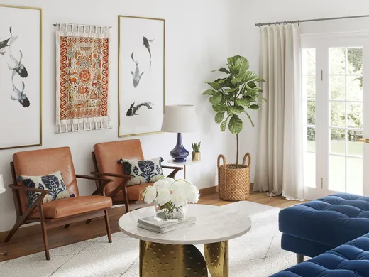 Living Room · Eclectic designed by Kacey