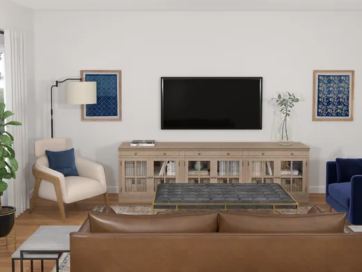 Living Room · Modern designed by Chelsey