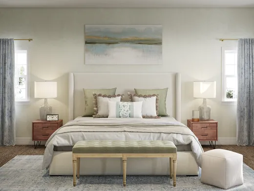 Bedroom · Farmhouse designed by Hui