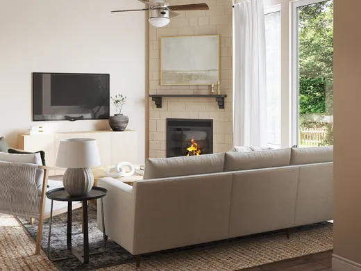Living Room · Coastal designed by Nicole