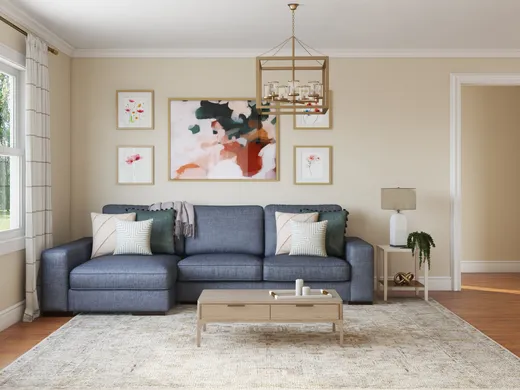 Living Room · Contemporary designed by Amy