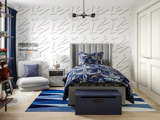 Bedroom · Contemporary designed by Mariel