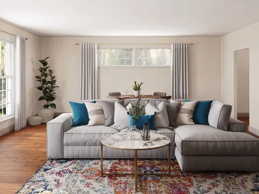 Living Room · Contemporary designed by Laura