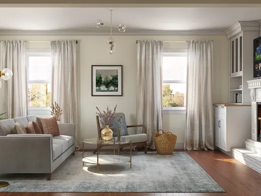 Living Room · Eclectic designed by Masooma