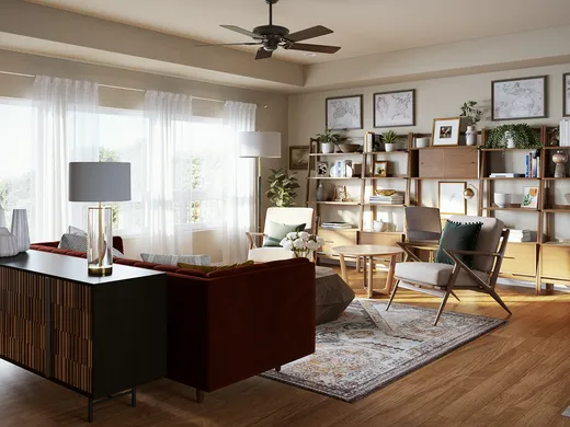 Living Room · Bohemian designed by Samantha